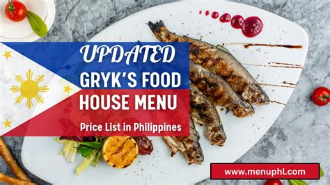 gryks gensan menu|Gryk's Foodhouse Gensan .